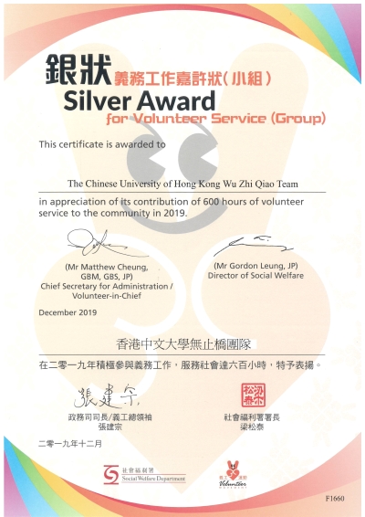 CUHK Bridge to China Team: Recognition Received